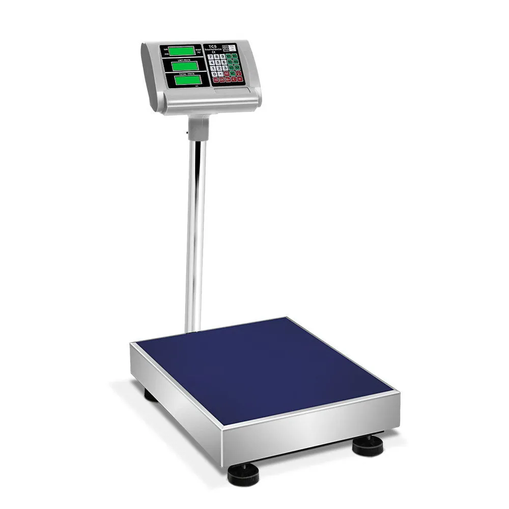 150kg Digital Platform Scales, LCD Display, Waterproof - Emajin