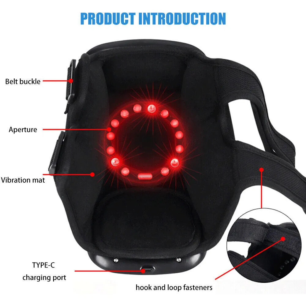 4-in-1 Smart Knee Massager with Heat, Infrared, Laser Therapy