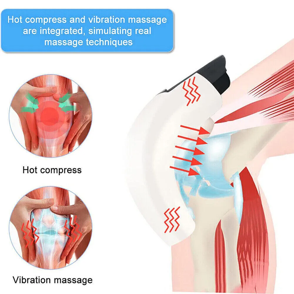 4-in-1 Smart Knee Massager with Heat, Infrared, Laser Therapy