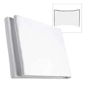 4x2.4m White Anti-Crease Panoramic Background Photography