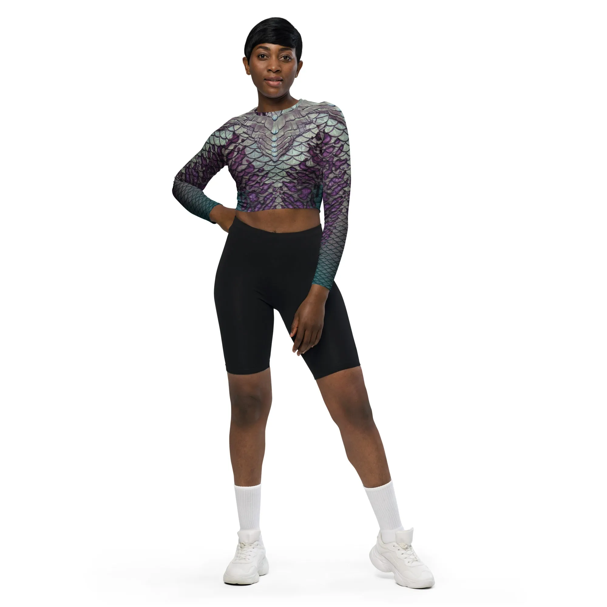 Asteria Recycled Cropped Rash Guard