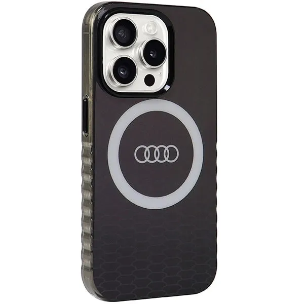 Audi IML Big Logo Hard Case with MagSafe for iPhone 15 Pro 6.1" Black - AU-IMLMIP15P-Q5/D2-BK