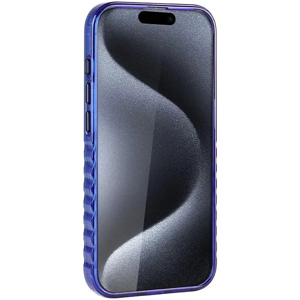 Audi IML Big Logo Hard Case with MagSafe for iPhone 15 Pro 6.1" Blue - AU-IMLMIP15P-Q5/D2-BE