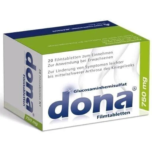 DONA 750 mg osteoarthritis in knee, glucosamine