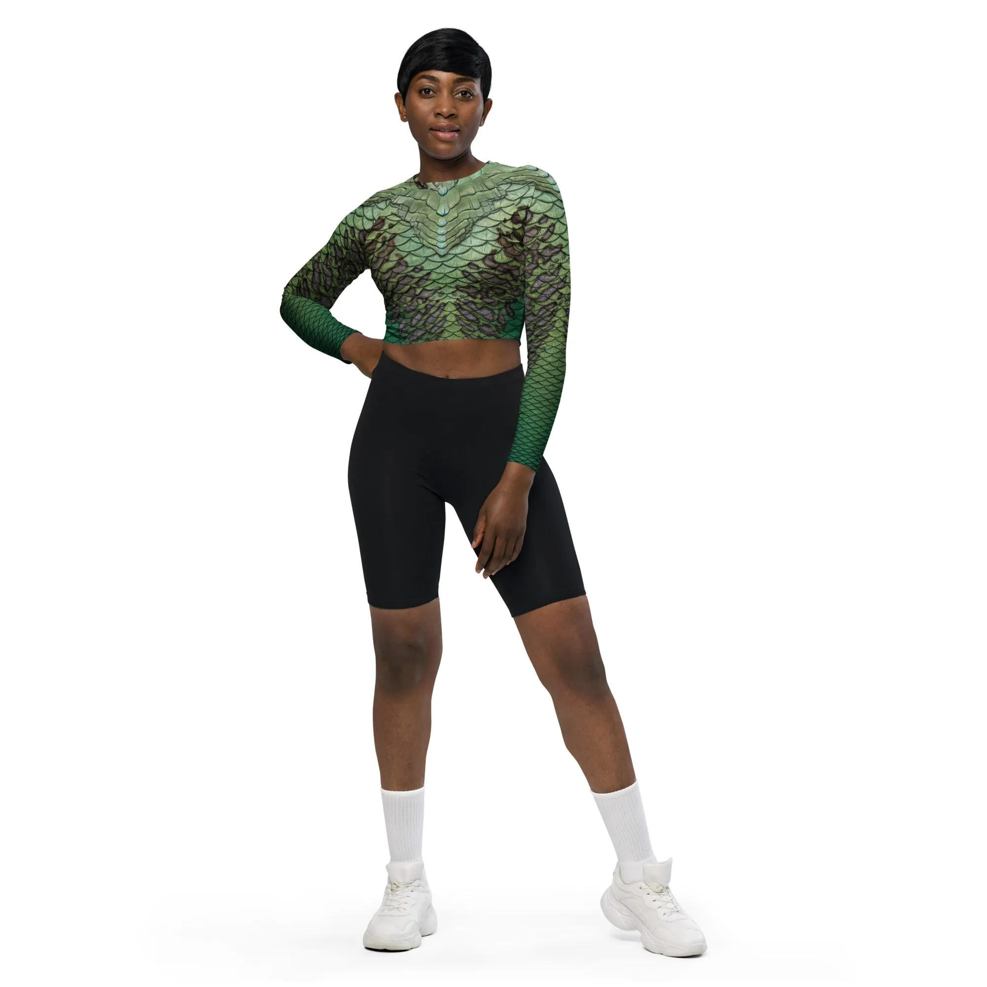 Eelia Recycled Cropped Rash Guard