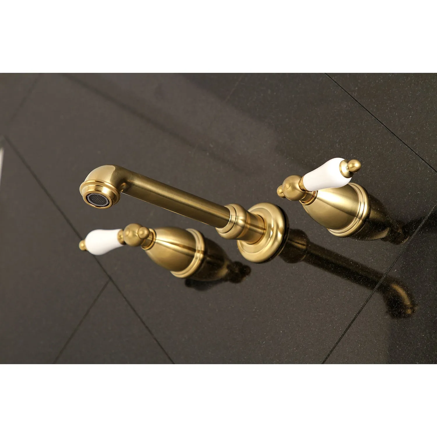 English Vintage Wall Mount Roman Tub Faucet