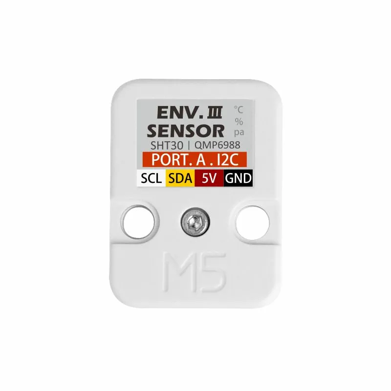 ENV III Unit with Temperature Humidity Air Pressure Sensor (SHT30 QMP6988)