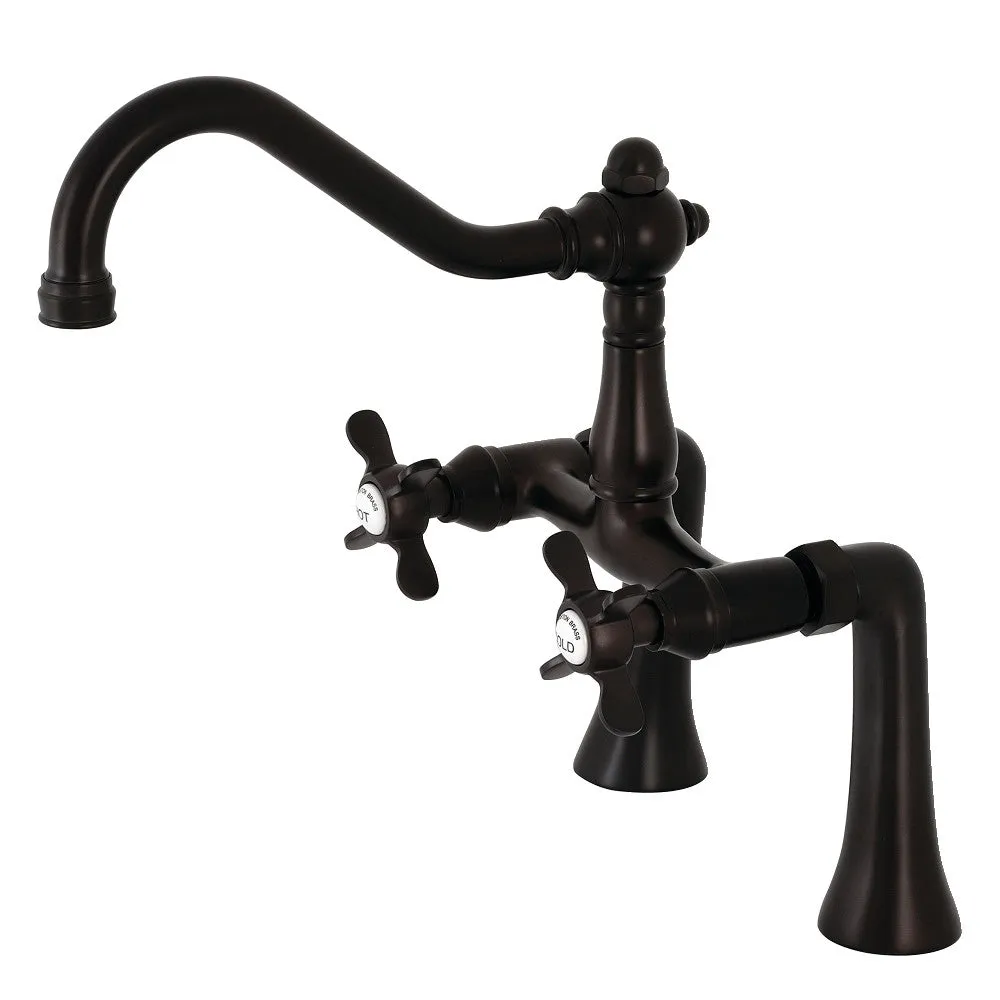 Essex 7-Inch Center Deck Mount Clawfoot Tub Faucet