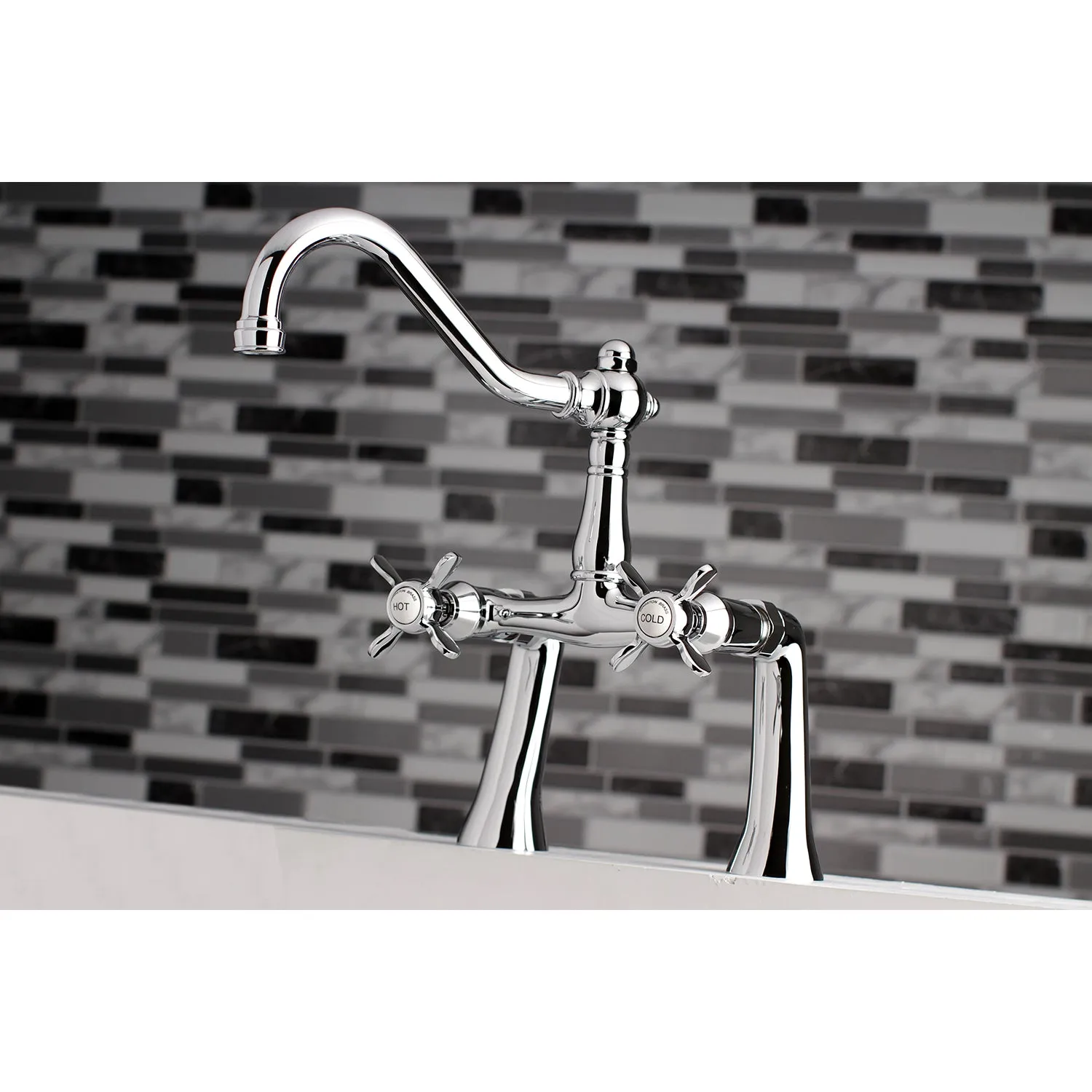 Essex 7-Inch Center Deck Mount Clawfoot Tub Faucet