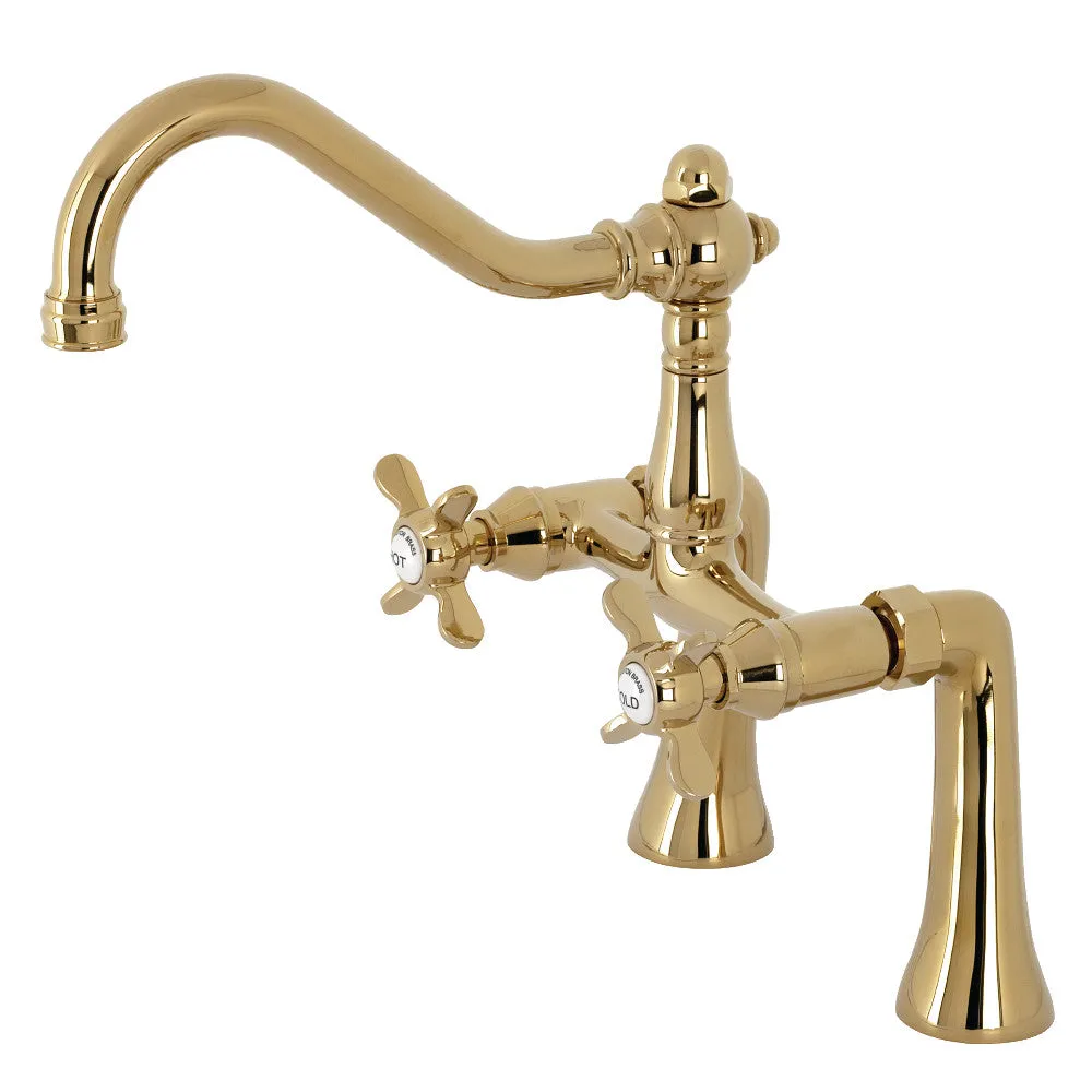 Essex 7-Inch Center Deck Mount Clawfoot Tub Faucet