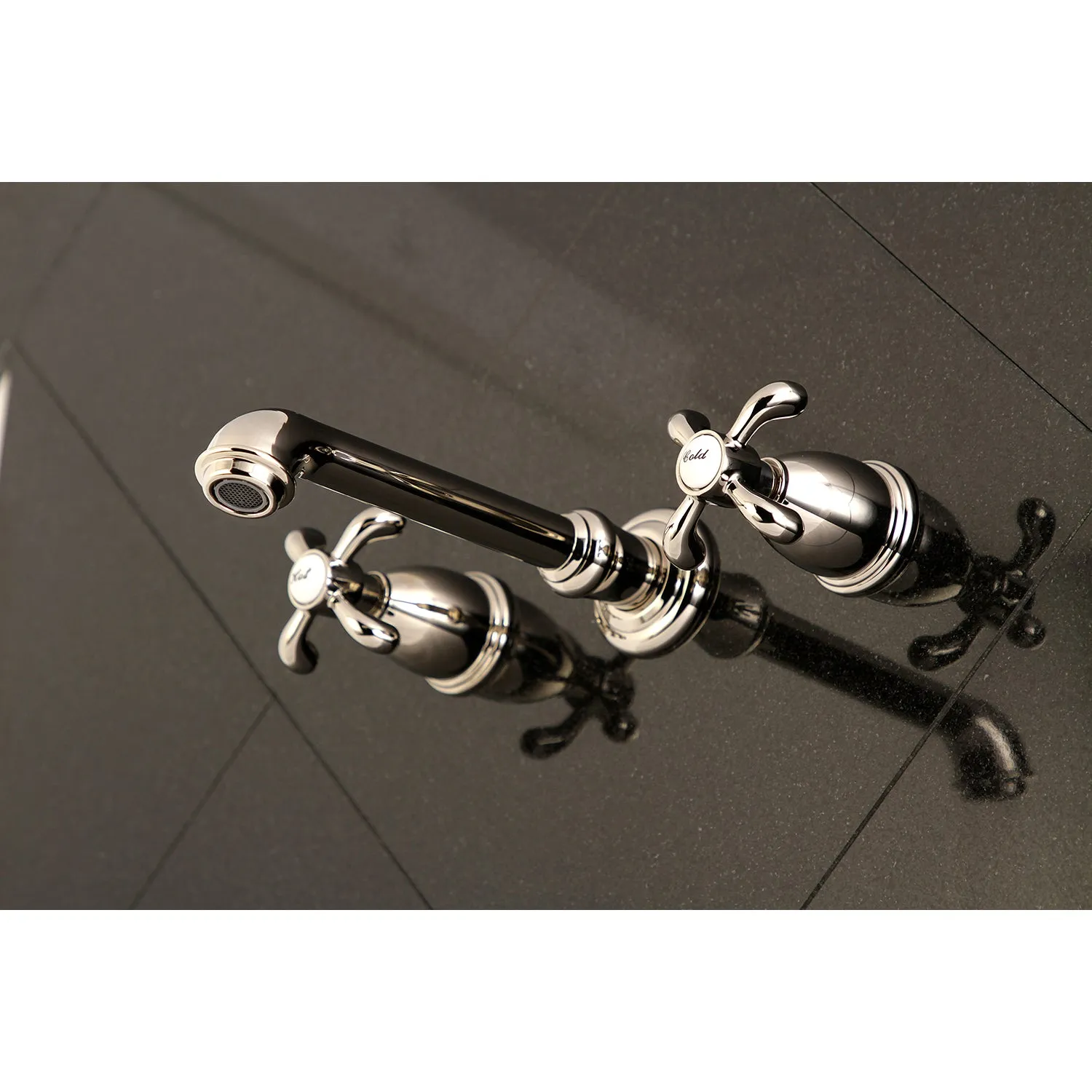 French Country 2-Handle Wall Mount Roman Tub Faucet