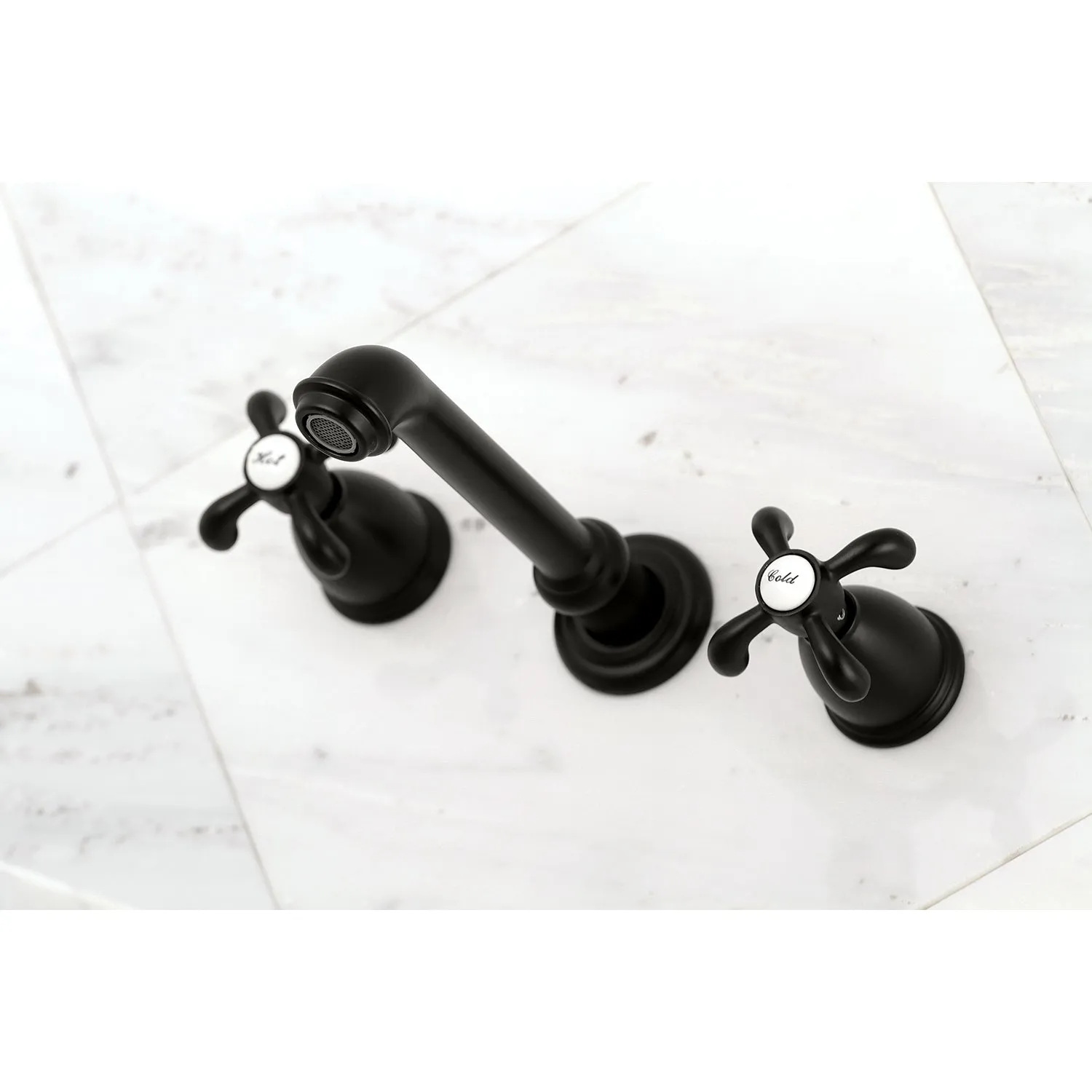 French Country 2-Handle Wall Mount Roman Tub Faucet