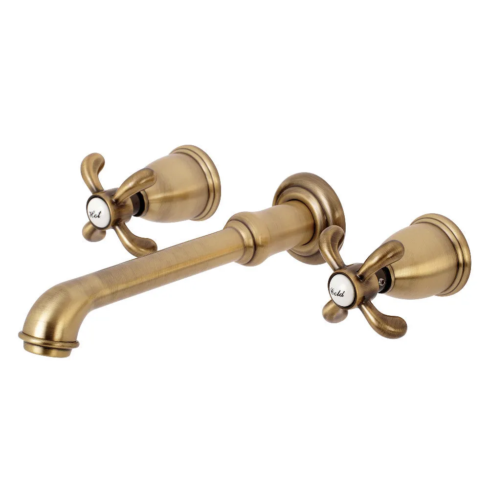 French Country 2-Handle Wall Mount Roman Tub Faucet