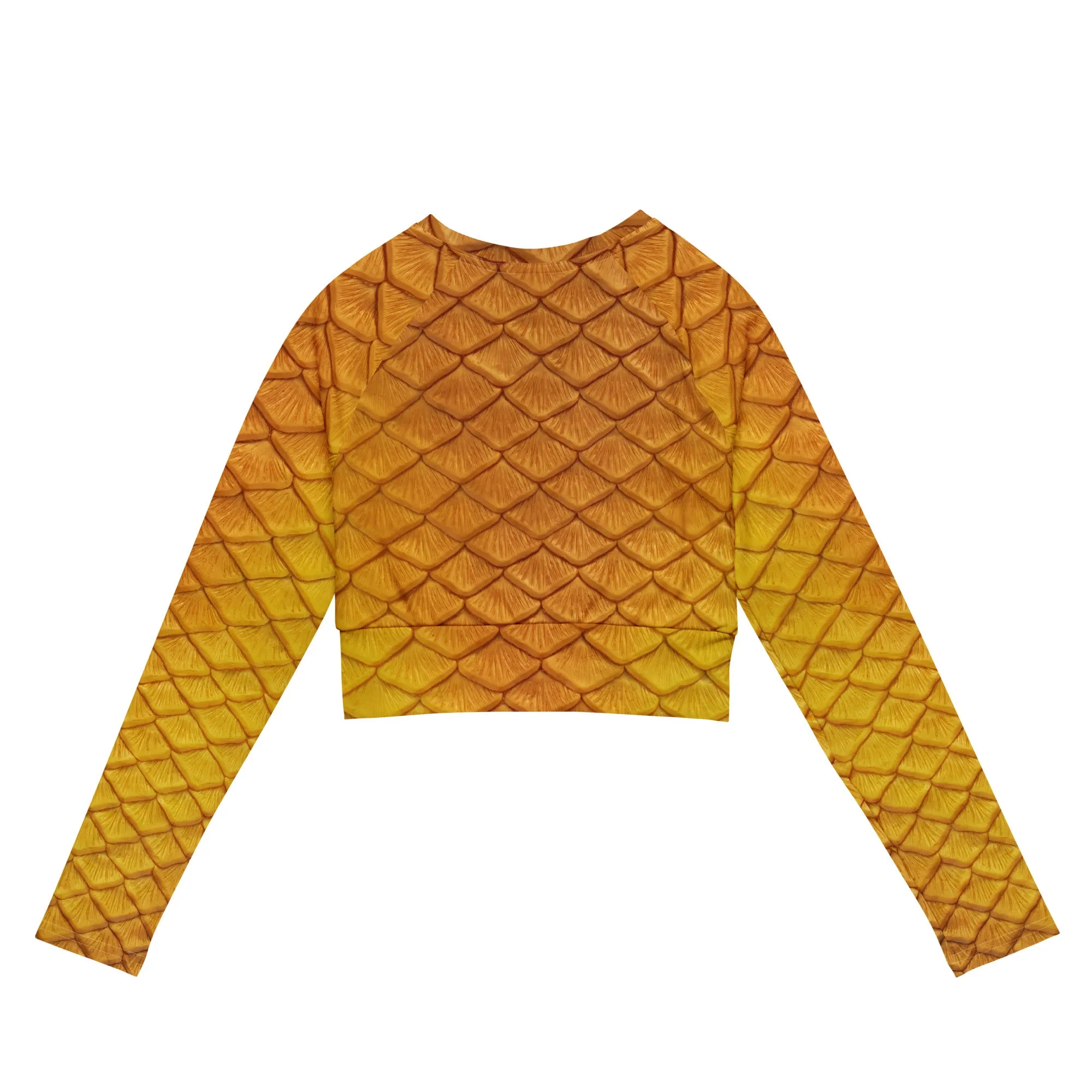 Golden Hour Recycled Cropped Rash Guard