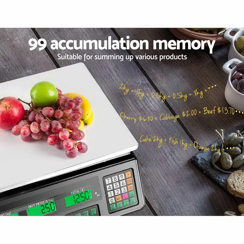 High Precision 40KG Digital Kitchen Weighing Scales - Emajin