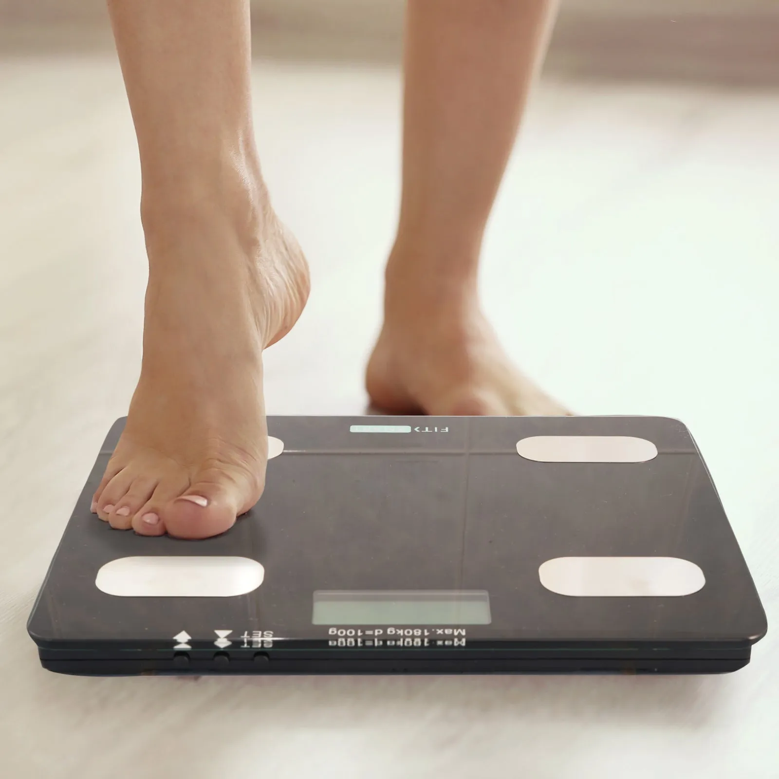 High-Precision Multi-Function Body Fat Scale with LCD, Fit Smart