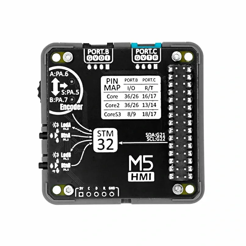 HMI Module with Encoder and 500mAh Battery (STM32F030)