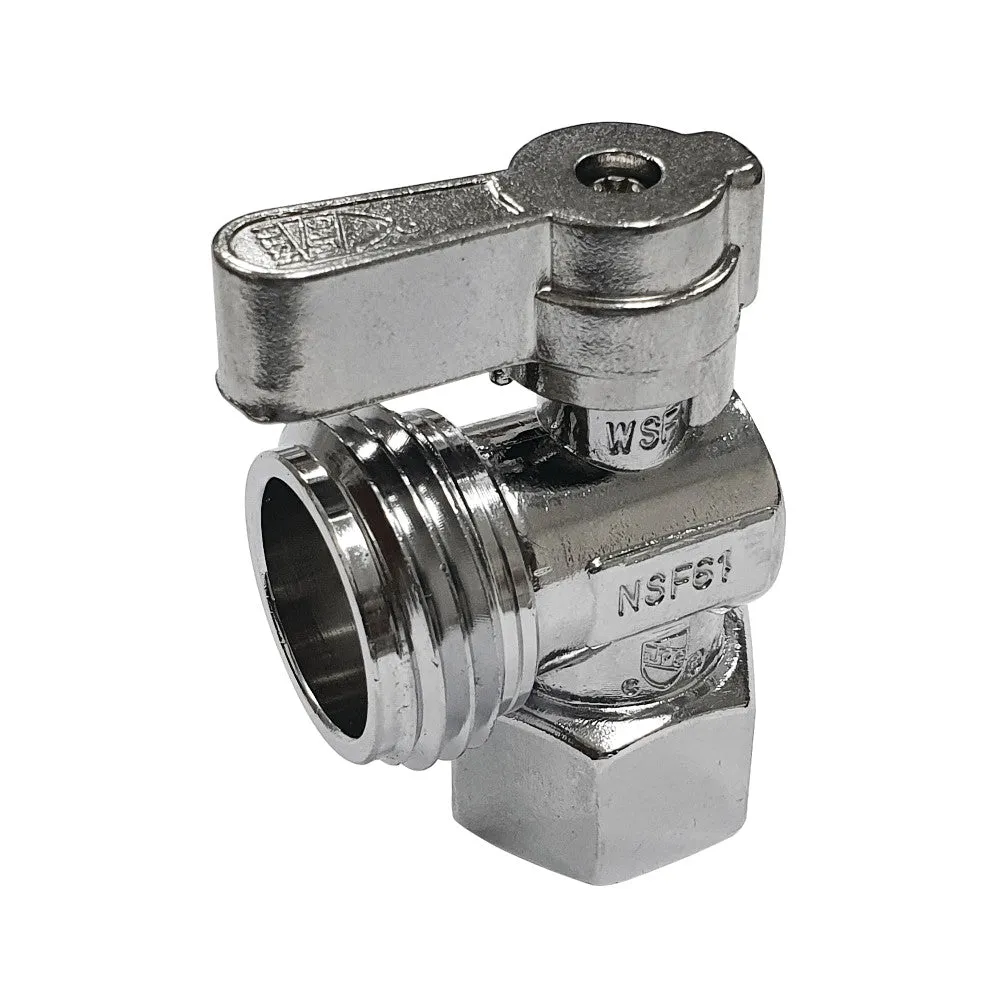 Kingston Brass 1/2" FIP x 3/4" Hose Thread Angle Shut Off Valve