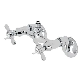 Kingston Brass Essex Wall Mount Tub Faucet Body with Riser Adapter