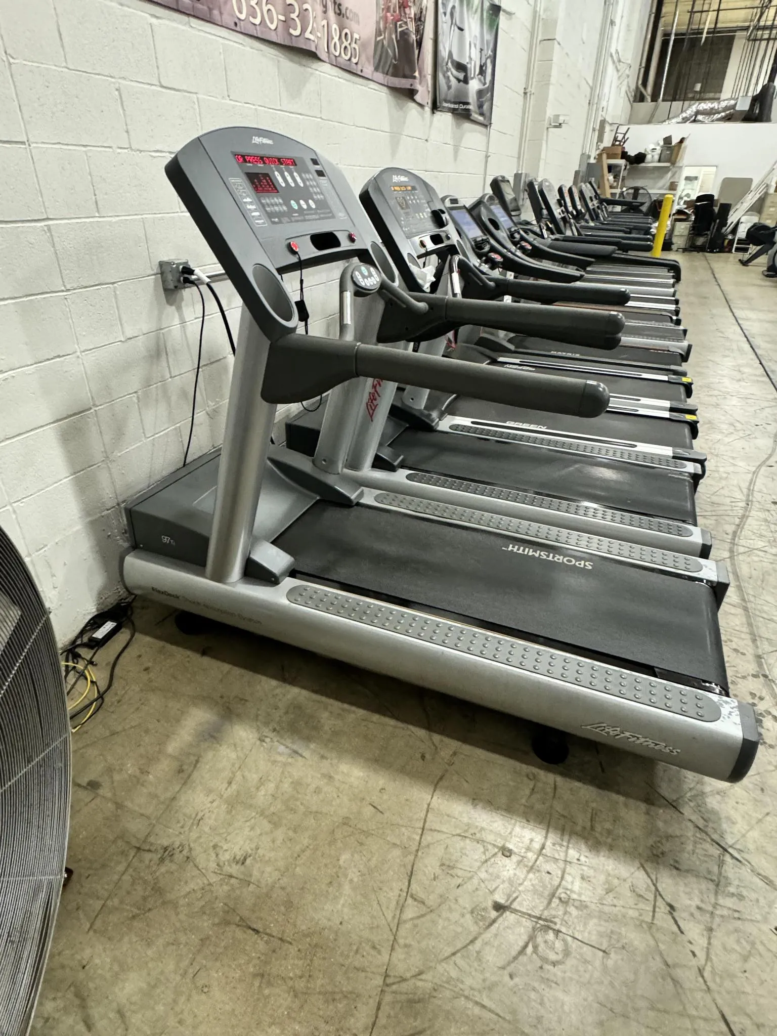 Life Fitness 97Ti Treadmill-USED