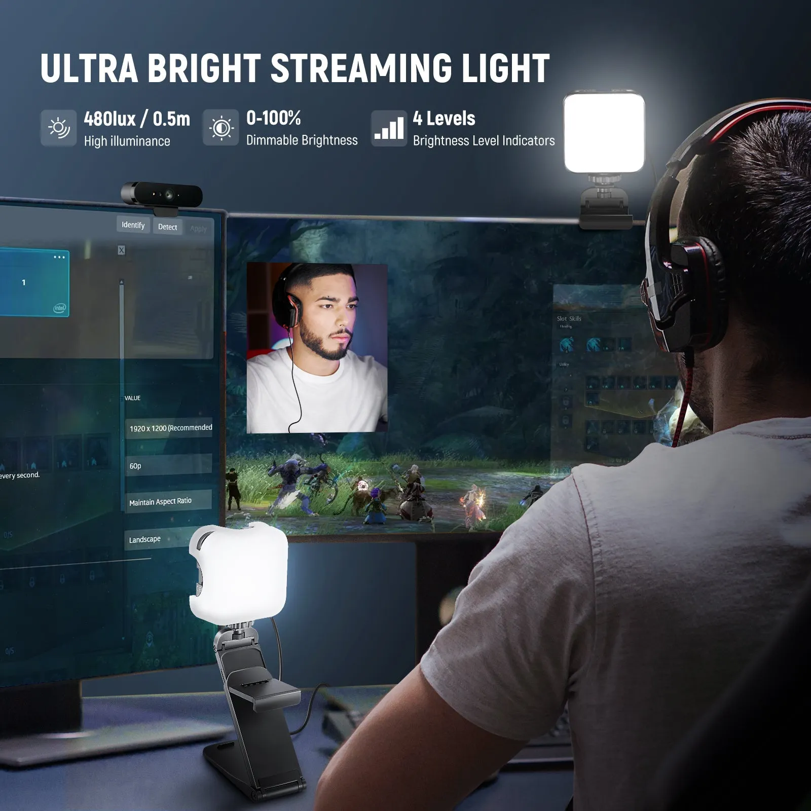 NEEWER PL81 PRO Professional LED Streaming Light