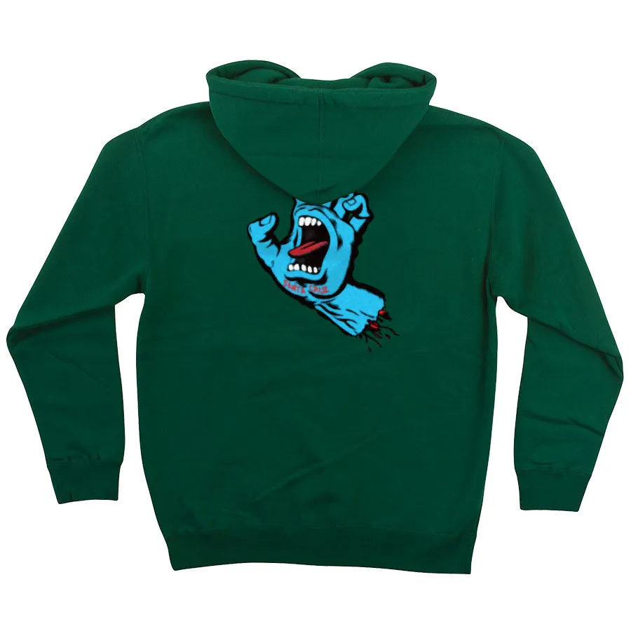 Santa Cruz Screaming Hand Pull Over Hooded Sweatshirt